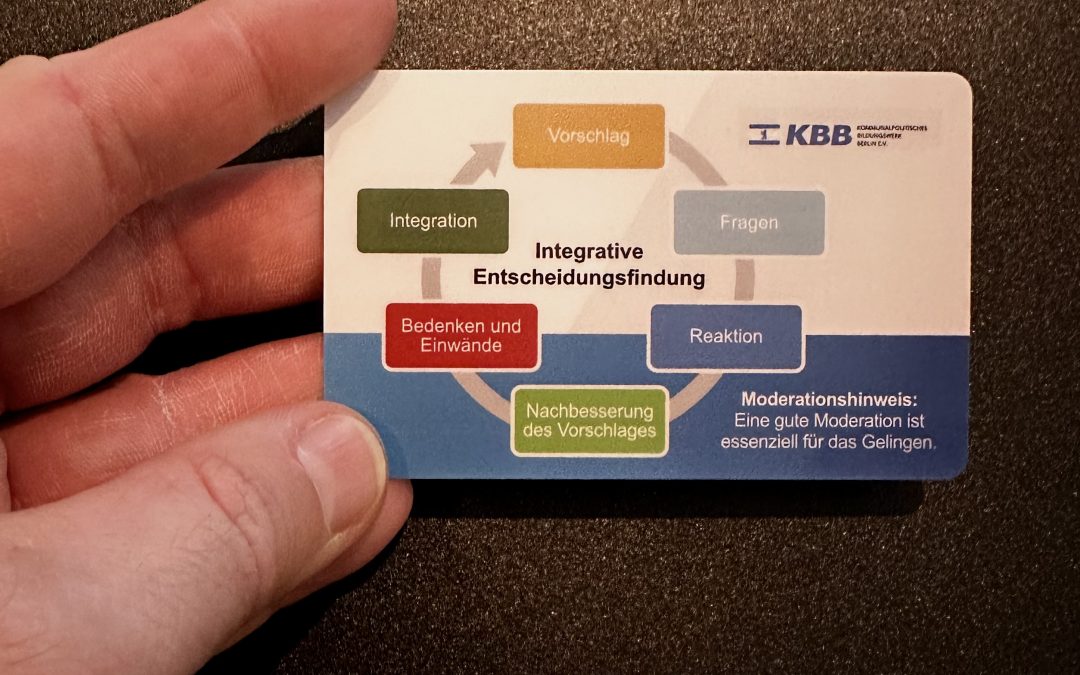 Mit „Integrativer Entscheidungsfindung“ zu tragfähigen Lösungen – Handkarte wieder verfügbar